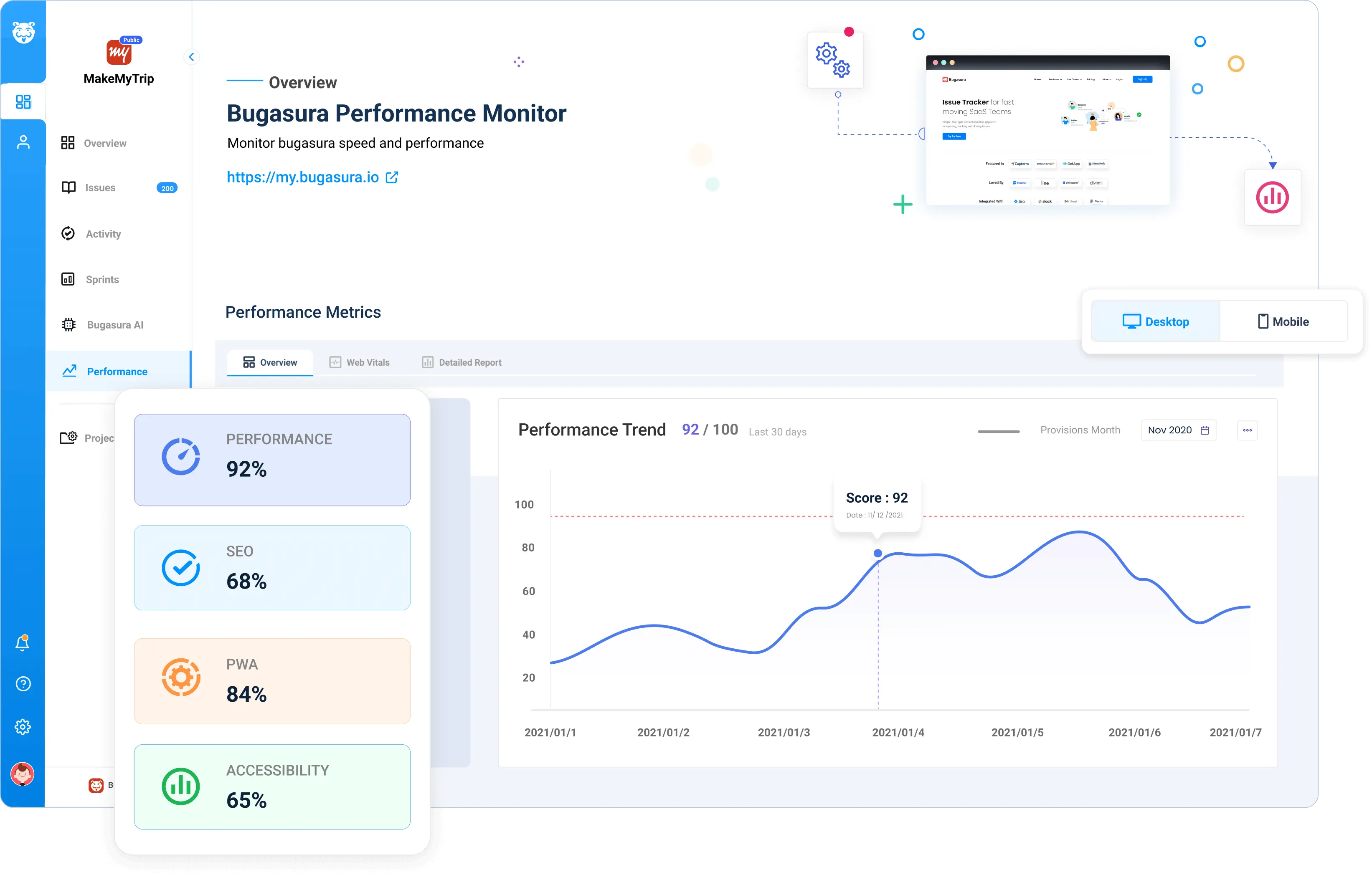 Monitor Website